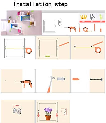 LIANGLIANG Floating Wall Shelf Creative Cube Display Stand
