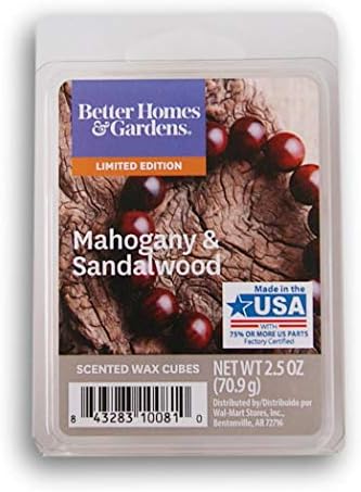 NITRO Better Homes Gardens Mahogany Sandalwood Wax Melts 2018 Limited Edition