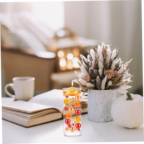 PRETYZOOM Acrylic Floating Candle Holder Vase for Weddings