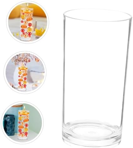 PRETYZOOM Acrylic Floating Candle Holder Vase for Weddings