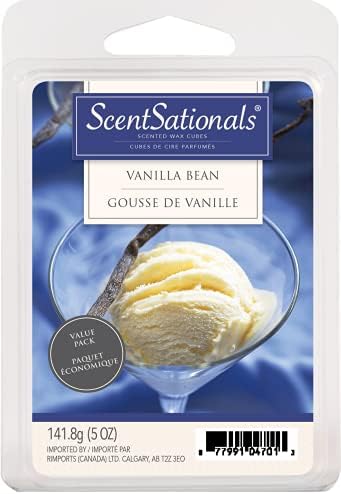 Scentsationals Scented Wax Cubes Vanilla Bean 10oz 24-Cubes