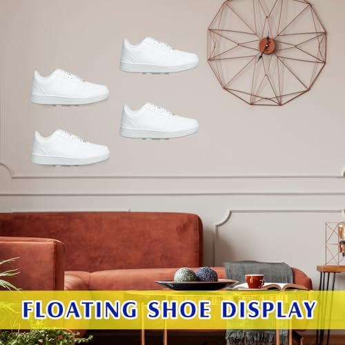 Treela 20 Pack Floating Shoe Shelves for Wall Display