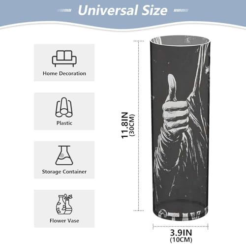 Death God Skull Plastic Vase Decorative 118x39 Inch
