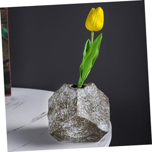 ABOOFAN Modern Ceramic Flower Vase with Irregular Design