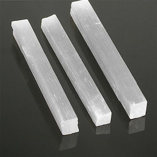 KatLin Natural Selenite Strip Transparent Gypsum Stick Long White Protective Power Ornaments