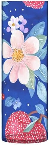Cute Lychee Fruit Royal Blue Plastic Flower Vase 118 x 39 Inch