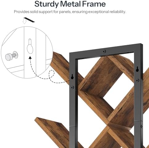 HOOBRO Floating Shelves Set of 2 Wall Mounted Bookshelves
