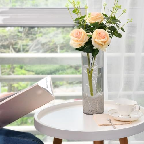 Custom Gray Vase for Centerpieces and Decor