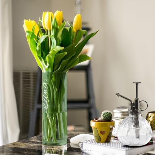 J JOYSAY Custom Sage Green Vase for Centerpieces