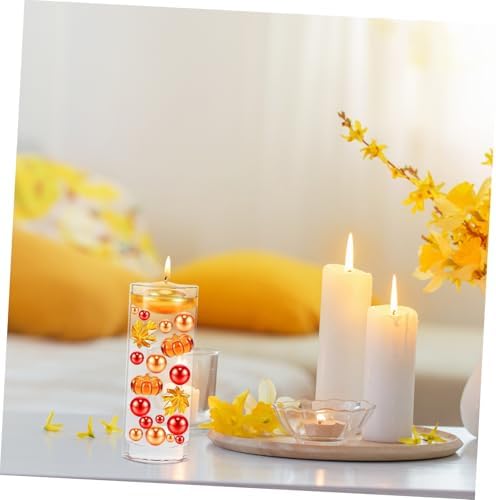 Acrylic Floating Candle Holder Vase Modern Clear Centerpiece