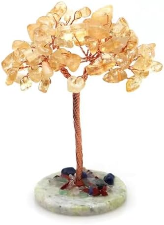 Natural Crystal Money Tree with Quartz Base