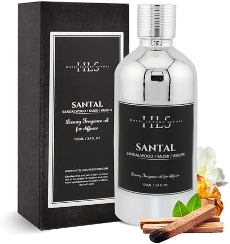 Santal Essential Oils for Diffusers 100ml Luxury Scent Blend