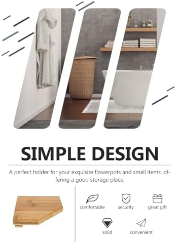 DECHOUS 55 Inch Rustic Corner Floating Shelf