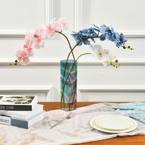 Blue Beach Starfish Plastic Flower Vase 118 x 39 Inch