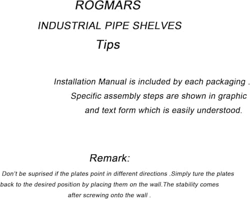 ROGMARS 3 Tier Floating Shelving for Kitchen Living Room