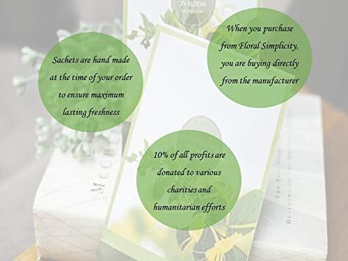 Floral Simplicity Mulberry Road Scented Sachets Pack of 6