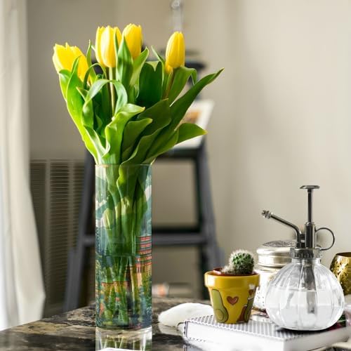 Mountain Beauty Landscape Plastic Vase for Centerpieces 118 x 39 Inch