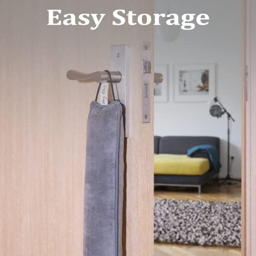 My OLi 36 Inch Under Door Draft Stopper - Light Gray