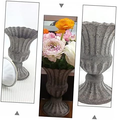 Elegant Dried Flower Vase Wrought Iron Flowerpot for Home and Garden