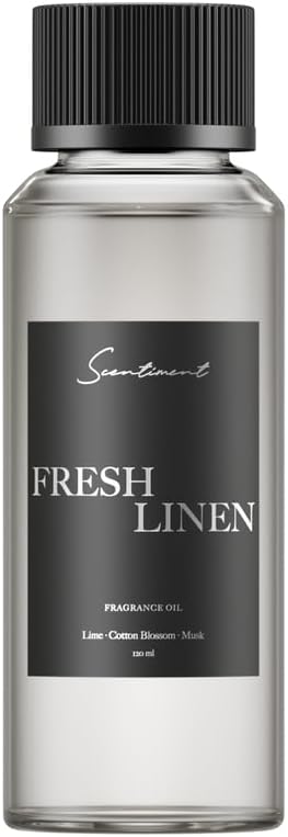 Fresh Linen Diffuser Oil - 120ml Luxury Aroma