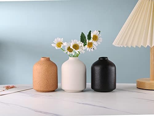 Modern Minimalist Ceramic Vase in Black