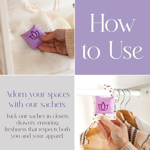 Croatian Lavender Scented Sachets for Drawers and Closets 12 Handmade