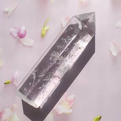 KatLin Natural White Crystal Scepter Reiki Healing Ornament