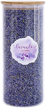 8 Cups Lavender in Large Glass Bottle Highland Dried Lavender Buds