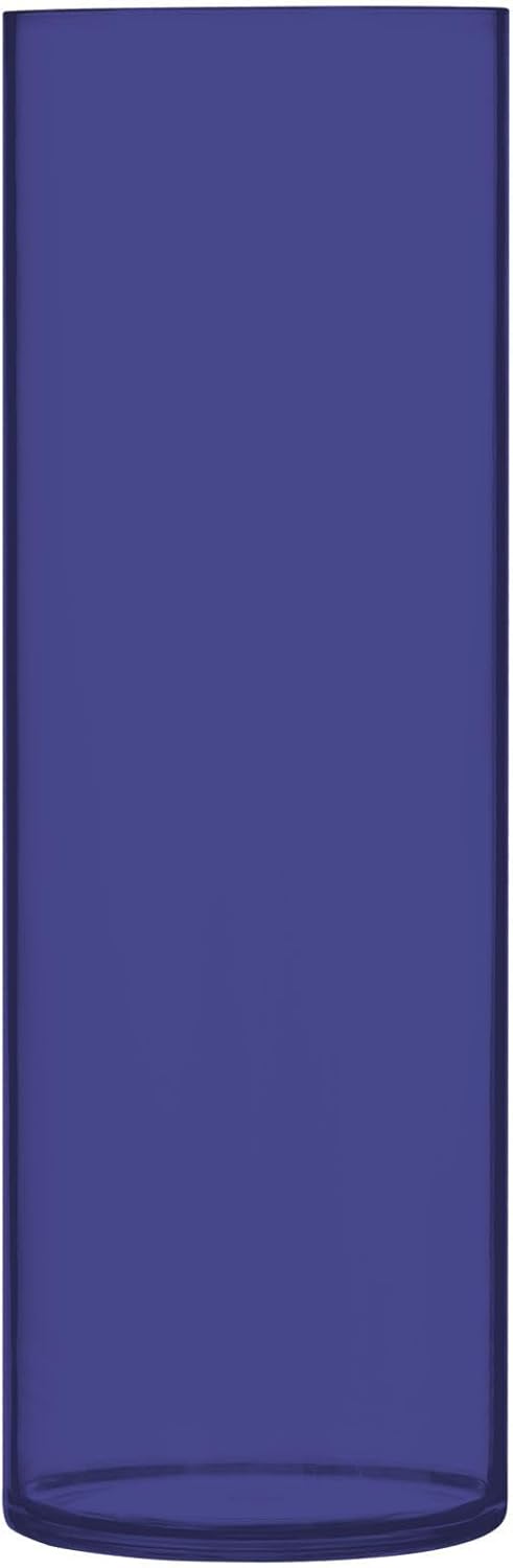 Midnight Blue Plastic Hurricane Candle Holder 118x39 Inch
