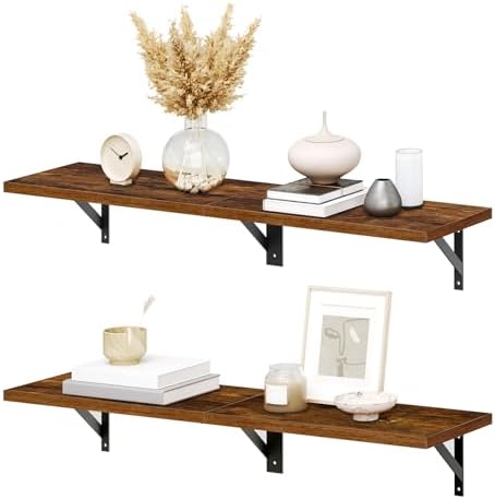 HOOBRO Floating Shelves Set of 2 30 Inch Wall Shelf