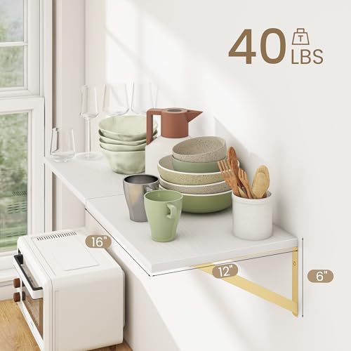 12x16inch Deep Floating Shelf Set of 2 for Wall