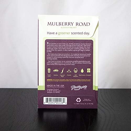 Floral Simplicity Mulberry Road Scented Sachets Pack of 6