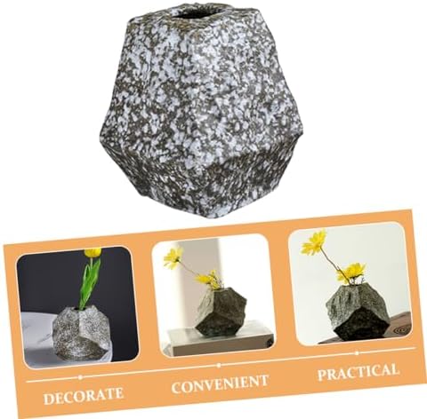 ABOOFAN Modern Ceramic Flower Vase with Irregular Design