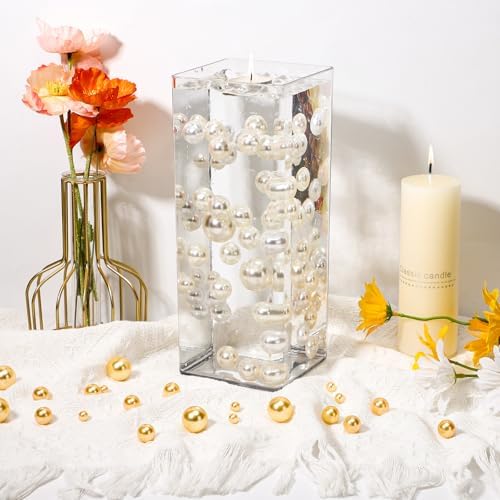 Suream Acrylic Vases for Centerpieces 4W x 10H