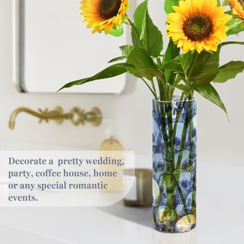 Funny Skull Hurricane Floating Candle Holder 118 x 39 Inch Vase