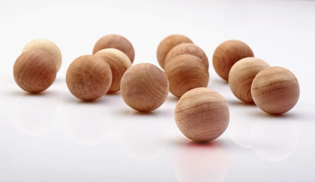 240 Pcs Cedar Balls with Satin Bags for Home Fragrance