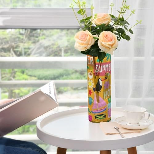 Summer Island Coconut Orange Floating Candle Holder