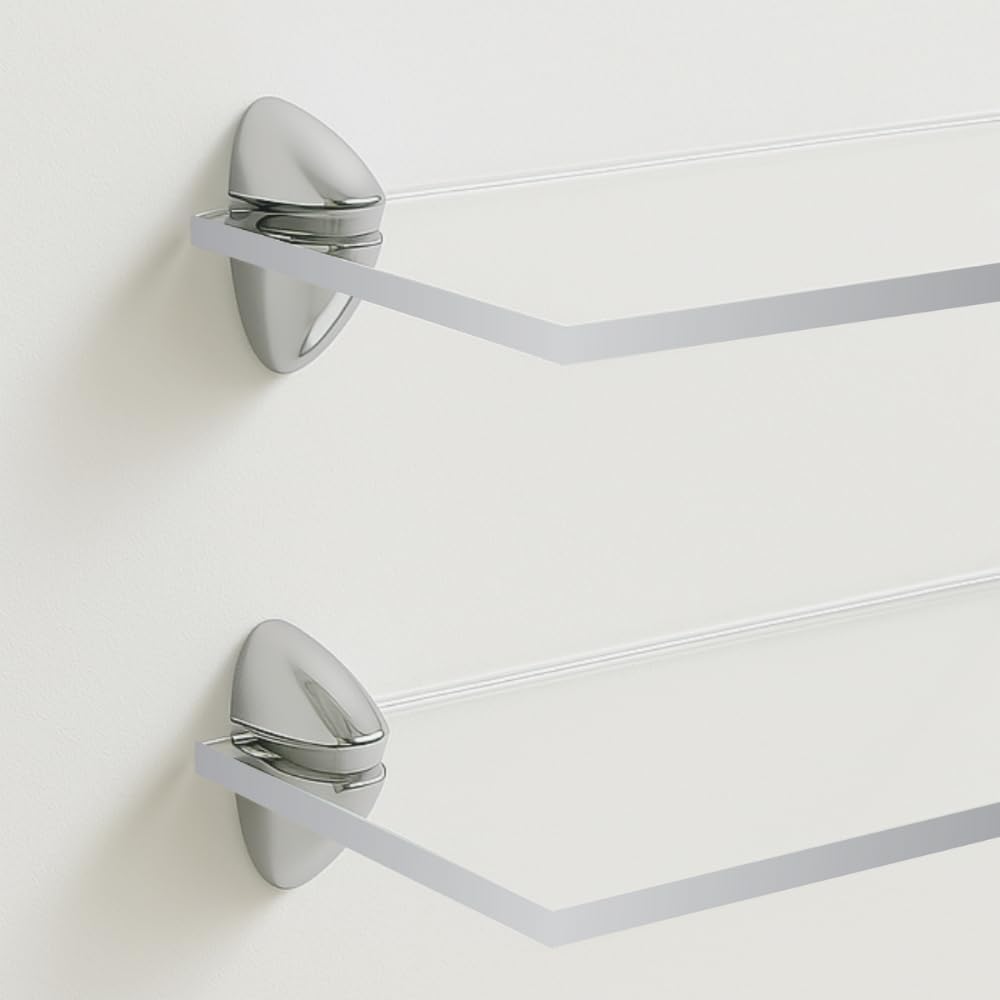 Clear Acrylic Floating Shelf 8x12 Inch 38 Thick by Yana