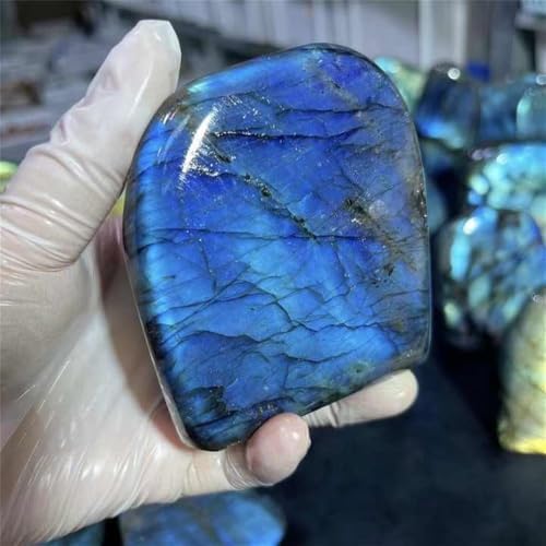 1pc Polished Labradorite Crystal Stand Stone