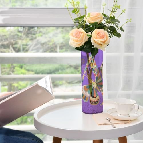 Butterfly Letter A Plastic Hurricane Candle Holder 118 x 39 Inch