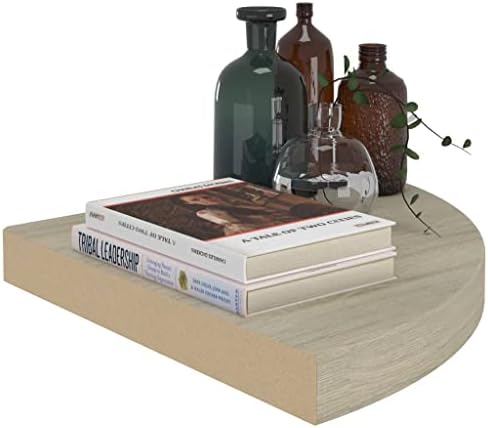 Floating Corner Shelf Oak 138x138x15 MDF