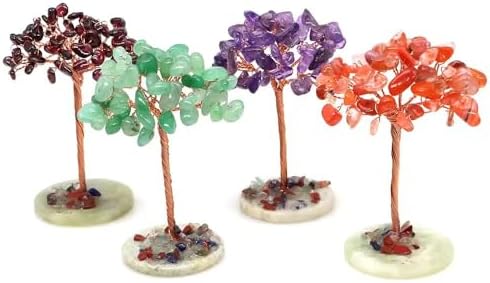 Natural Crystal Money Tree with Quartz Base