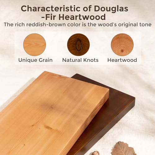 Axeman 36 Inch Floating Shelves Set of 2