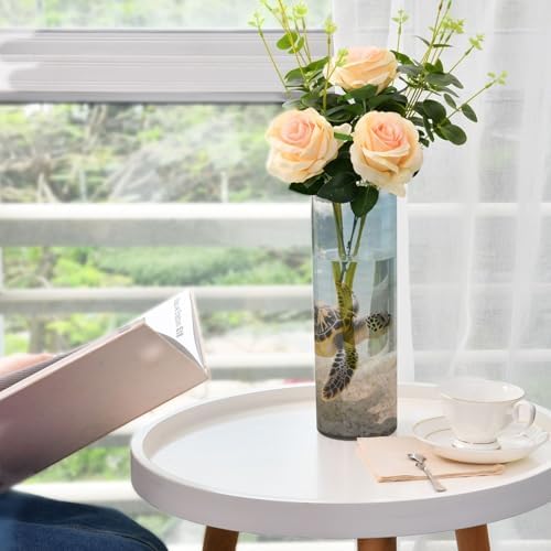 Susiyo Clear Plastic Sea Turtle Vase 118 Inch Tall