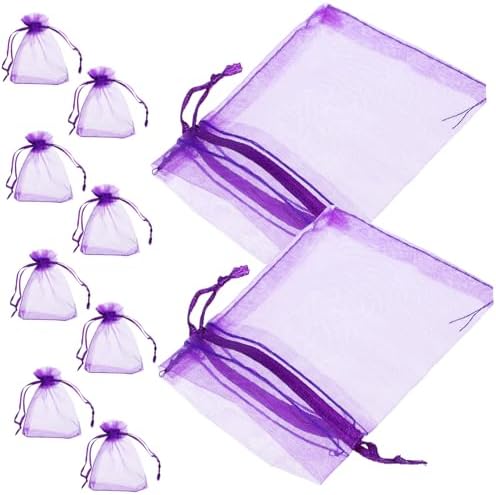 STOBAZA 500pcs Lavender Sachet Bags for Storage and Gifting
