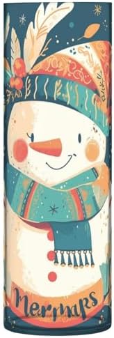 Cartoon Snowman Plastic Cylinder Vase 118 x 39 Inch