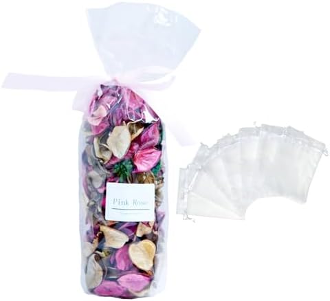 DIY Pink Rose Petal Fragrant Bag Set Queens Flower Happiness