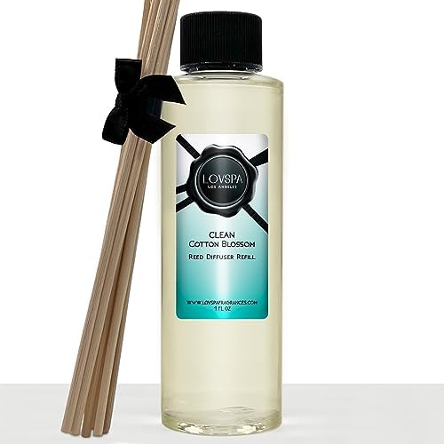 LOVSPA Clean Cotton Blossom Reed Diffuser Oil Refill
