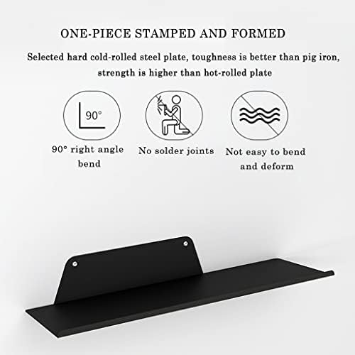 Exquisite Floating Metal Wall Shelf for Bathroom and Bedroom