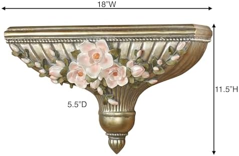 Touch of Class Magnolia Elegance Wall Shelf
